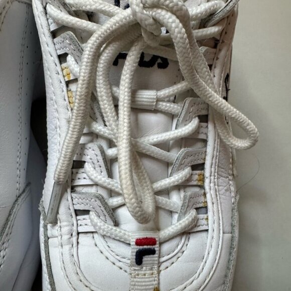 White Fila Chunky Sneakers | Size 7 | Vintage Style | Great Condition - Picture 15 of 16